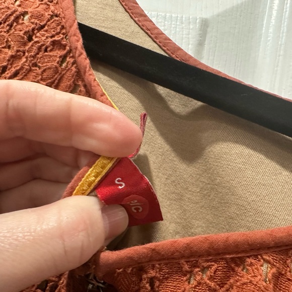 Esprit Orange summer dress in size Small - Picture 6 of 6